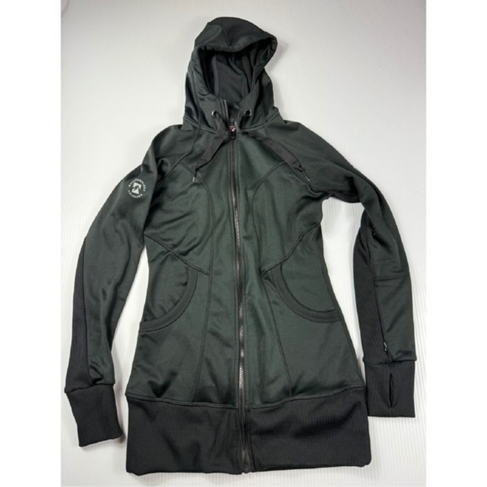 Outfitter trading Breckenridge Colorado Full Zip Hoodie Jacket Thumb Holes S